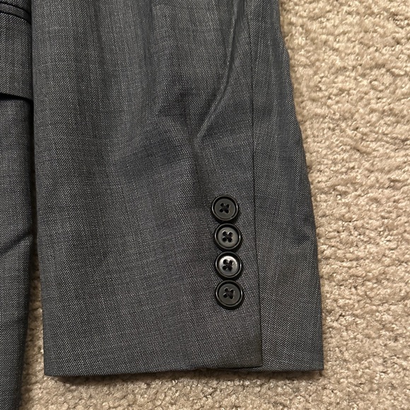 Lauren Ralph Lauren Mens Two-Button Wool Sport Coat Blazer Gray Size 40L - Picture 3 of 9